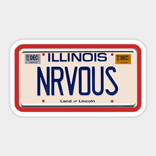 FERRIS PLATE Sticker by CYCGRAPHX